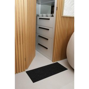 Tapete de Entrada Vinil Light 30cmx70cm Preto Kapazi