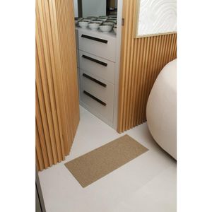 Capacho de Entrada Vinil Light 30cmx70cm Bege Kapazi