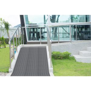 Piso Laminado Moeda 1mx1,3m Cinza Kapazi