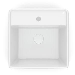 Cuba de Semiencaixe Branca de 42,5X42,5X15 Cm Optica Cq42 Roca