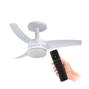 Ventilador de Teto New Ultimate com 3 Pás e Controle Remoto Branco Bivolt - VX13 - Arno