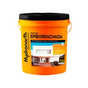 Pintura Emborrachada Hydronorth Branco Balde Plastico 18L