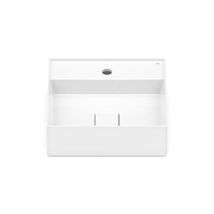 Cuba de Apoio Quadrada Branca de 40x40x13Cm T9 Terra Br Roca