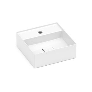 Cuba de Apoio Quadrada Branca de 35x35x13 Cm T8 Terra Br Roca