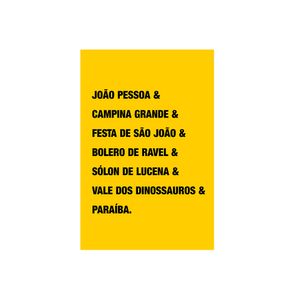 Placa Kapos Decorativa 3Mm Joao Pessoa& Campina Grande 20X30Cm