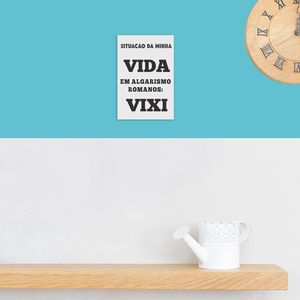 Placa Kapos Decorativa 3Mm Situação Da Vida 20X30Cm