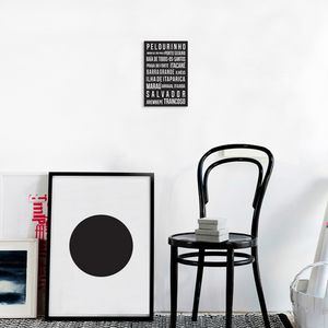 Placa Kapos Decorativa 3Mm Pelourinho,Morro De São Paulo 20X30Cm