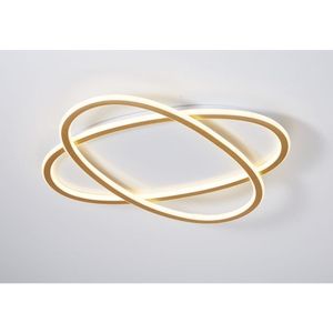 Luminaria de Teto 80W 3 em 1 Dourada Fortec