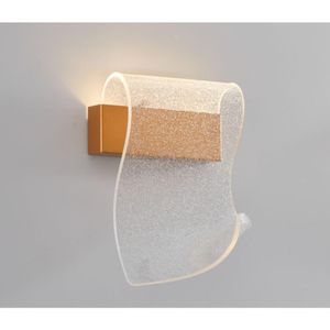 Luminaria de Parede 4W 3 em 1 Dourada Fortec