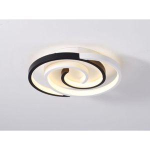 Luminaria de Teto 40W 3 em 1 Branca e Preta Fortec
