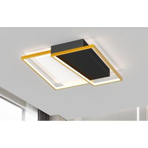 Luminaria de Teto 45W 3 em 1 Dourada e Preta Fortec