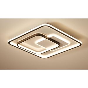 Luminaria de Teto Quadrada 78W 3 em 1 Branca e Preta Fortec