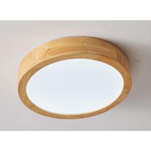 Luminaria de Teto Redonda 24W 3 em 1 Amadeirada Fortec