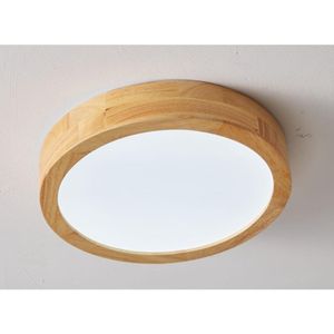 Luminaria de Teto Redonda 24W 3 em 1 Amadeirada Fortec