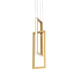 Luminaria Pendente 38W 3 em 1 Dourada Fortec