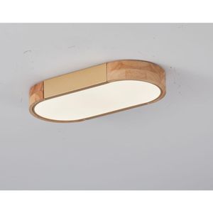 Luminaria de Teto Oval 18W 3 em 1 Dourada Fortec