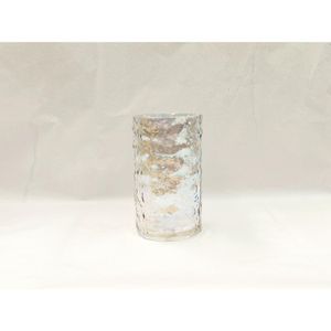 Vaso De Vidro Colorido 12X12X20,5Cm Hasiera