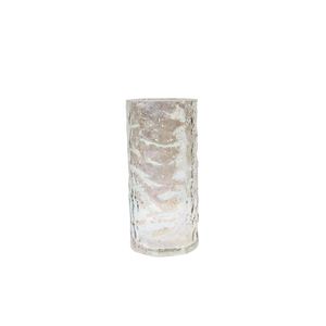 Vaso De Vidro Colorido 12X12X25Cm Hasiera