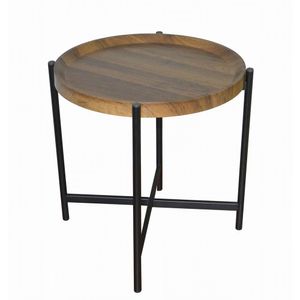 Mesa Lateral De Madeira 40x30cm Hasiera