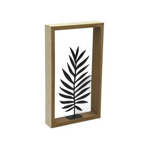 Decoração de Mesa Hasiera Flor Metal Preta 24 Cm Hasiera