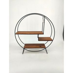 Estante Hasiera Circular Para Mesa 50x12x53 Cm Hasiera