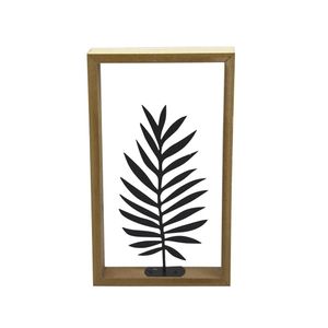 Decoração de Mesa Hasiera Flor Metal Preta 24 Cm Hasiera