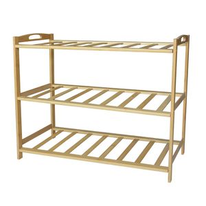 Sapateira Hasiera Bambu Hasiera 3 Andares Hasiera 58x24x46 Cm Hasiera
