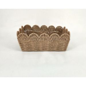 Cesto Hasiera Ráfia 33x23x12.5Cm Hasiera