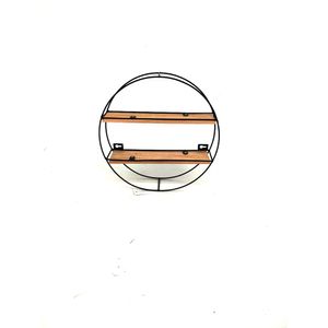 Estante Hasiera Circular Pendurável 52x65x28Cm Hasiera