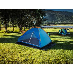 Barraca Camping Hasiera 3-4 Pessoas Azul 200x200x120 Cm Hasiera