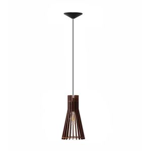 Pendente em MDF Oslo com Cabo 1,10CM Tabaco - Ilux