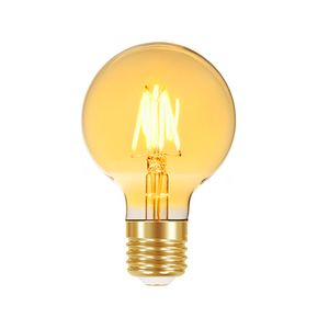Lâmpada LED Filamento G80 4W Âmbar 220V - Taschibra