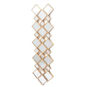 Espelho Decorativo Quadrados 92X27Cm Hasiera