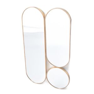 Cj De Espelhos Arredon 100X30/30X70/30X30Cm Hasiera