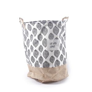 Cesto P/Roupa Algodao/Linho 35X43Cm Hasiera