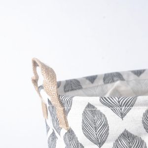 Cesto P/Roupa Algodao/Linho 35X43Cm Hasiera