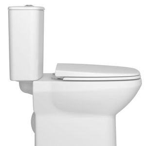 Kit Bacia com Caixa Acoplada e Assento + Conjunto de Fixação, Tubo de Ligação e Anel de Vedação Flex Branco 6L -  KP.381.17 - Deca