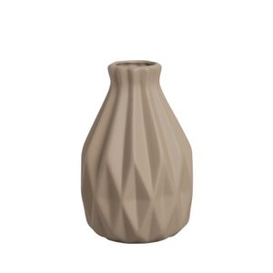 Vaso Esmeralda 25Cm Bege 16402 Ceramica Judite