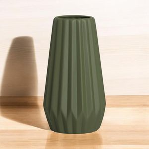 Vaso Quartzo 22Cm Vd Musgo 19974 Ceramica Judite