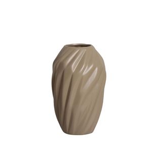 Vaso Hortencia 23Cm Bege 161006 Ceramica Judite