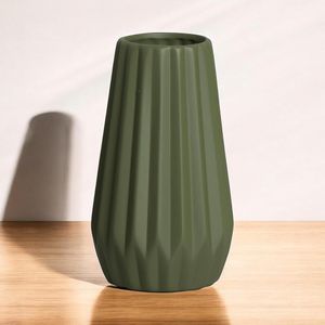 Vaso Quartzo 28Cm Vd Musgo 19975 Ceramica Judite
