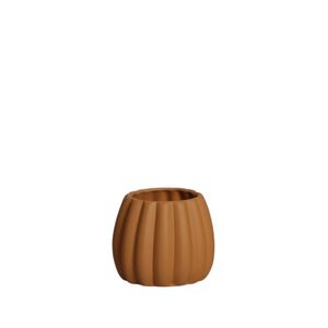 Cachepo Cacau 10Cm Canela 7316 Ceramica Judite