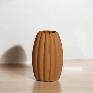 Cachepo Cacau 19Cm Canela 7317 Ceramica Judite