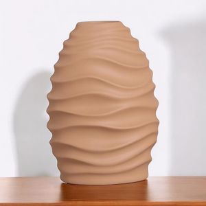 Vaso Coral-Mel 28Cm Pessego 40330 Ceramica Judite