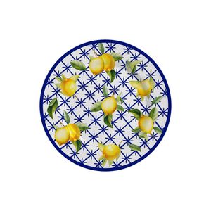 Prato Sobremesa Flat Limone 21Cm - 1103 - Alleanza