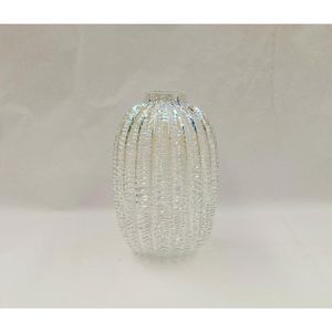 Vaso Hasiera Vidro 15x15x25cm Colorido Hasiera