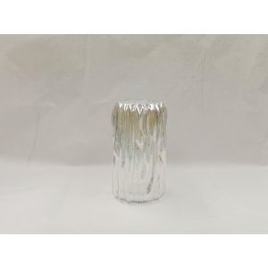 Vaso Hasiera Vidro 13x13x22cm Colorido Hasiera
