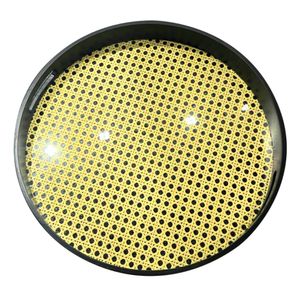 Bandeja de Madeira Preto e Amarelo 35X35X3,5cm Hasiera