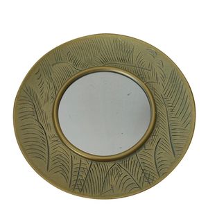 Espelho Ouro 40X40X4cm Hasiera