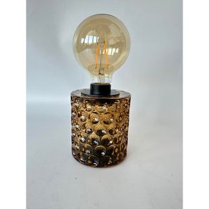 Abajur Fortec LED a Pilhas Âmbar 9x9x20.3 cm Hasiera